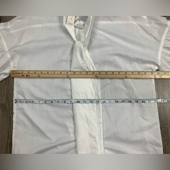 Mare Mare x Anthropologie Bow Tie-Neck Shirt Size medium NWT - Picture 8 of 12